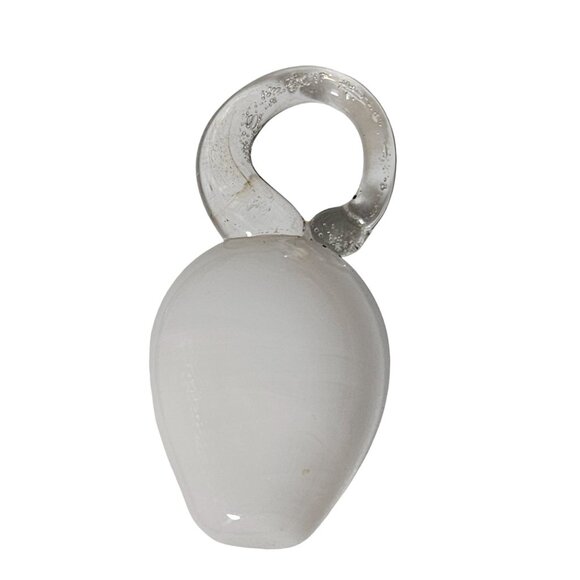 Handmade Glass Ghost Skull Pendant Charm Halloween Jewelry Bracelet Necklace DIY - Picture 2 of 3